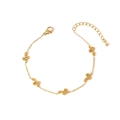 Elegante bracciale a serpente dorato in acciaio inossidabile con chiusura regolabile - Serpente