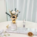 Wild Bluebell reed diffuser set with 120ml glass bottle, dried flowers and 30ml perfume - Westin White Tea