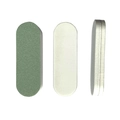 Thickened nail buffer block with green grit and white polishing sides for high shine finish - 6*2cm Small Polishing Strip