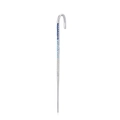 Orecchini lunghi in argento S925 con pietre di zirconia blu sfumate dal design moderno - Argento Sterling 925 (Pezzo Singolo)