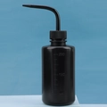 Schwarze 250ml Spritzflasche mit gebogener Düse für Wimpern und Tattoo Reinigung - 250ML / Schwarz