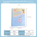 Large dog pattern mesh laundry bag with handle for washing machines 50x40x10cm - Dog Large Handheld 40*50cm