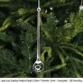 Grand pendentif goutte d'eau en acrylique transparent 130mm x 23mm déco de Noël - Pendentif Longue Goutte d'Eau 130mm (100 Pcs/Pack) / 130*23mm