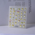 5D embossed hamster nail art stickers with cute 3D cartoon animal designs for DIY manicure - Yellow Cartoon Hamster (TS-287) / TS-287
