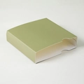 Custodia verde fagiolo per scatola per gioielli a cassetti con finitura opaca per conservare - Verde Pieno (manica Singola); 11*11*2cm