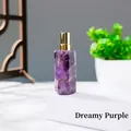 Parfümzerstäuber aus natürlichem Amethyst in Traumviolett mit goldener Düse - Traumhaftes Lila