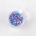 Dettaglio di perle finte sfumate sirena in scatola rotonda per decorazioni fai-da-te - Iridescente da Sogno
