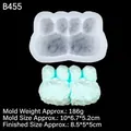 Molde de silicona para mousse de crema y chocolate con diseño de nubes irregulares - Forma Irregular/Nube (B455)