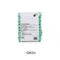 Roll of 100 green thickened PE trash bags 45x50cm flat-top leakproof waste bags - 45*50cm / Green (5 Rolls per Pack)