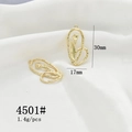 Detailed view of tulip alloy pendants with dimensions 30x17mm for jewelry making - 4501# Heart Flower