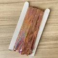 Rose gold laser foil fringe curtain for party decor wrapped on card holder - 1x2m / Laser Rose Gold