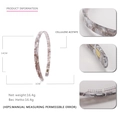Cerchietto in acetato di cellulosa marmorizzato grigio con design interno antiscivolo - Grigio Roccia