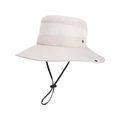 Cappello da sole beige per esterno con rete traspirante e cinturino regolabile - Beige