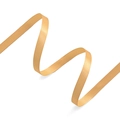 Golden 1cm satin ribbon for gift wrapping and DIY crafts with smooth silky texture - 1CM Single Sided Satin Ribbon [Champagne Gold] 80 Yards