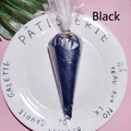 Macro shot of 100g black pearlescent cream glue in cone bag for DIY crafts and phone cases - 100 g / Pearlescent Black