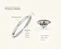 S925 sterling silver X-shaped twisted ring with moissanite diamonds in 2.0mm band - Eternity Band Moissanite Ring-0.066ct / US Size 4.5