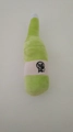 Green plush wine bottle dog toy with squeaker and unique No-text embroidery - Green Wine Bottle