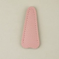 Pink lychee texture leather scissor sheath with elegant stitching for craft tools - Light Pink Case