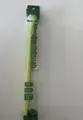 Miniature fluorescent green pet toothbrush for cats and dogs with white soft bristles - Single PVC Box Packaging / Grass Green
