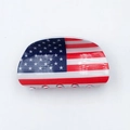 Haarklammer im US-Flaggen-Design mit roten Streifen und blauen Sternen - Flagge GQ-6 (Color-Blocking Flagge)