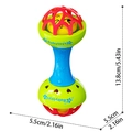 Double Head Rattle [Blue Red]