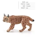 Realistisch groot lynx-diermodel met handgeschilderde vlekken en haartexturen - Medium Staande Lynx (T15384)