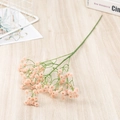Artificial baby's breath flower bouquet in apricot pink for wedding home decor - Real Touch-Champagne / Champagne