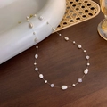 Irregular Pearl Clear Beads