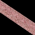 Perles de pierres précieuses rondes facettées roses en rangées pour bijoux - Fraise Rouge