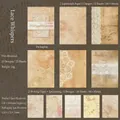 Lace-textured vintage scrapbook paper set with 25 sheets in mixed embossed patterns - Lace Whispers