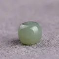 Polierte hellgrüne Hetian-Jade-Fassperle für DIY-Schmuckherstellung und Halsketten - 8*7mm / Blassgrün
