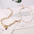 Double Layer Pearl Bracelet (Gold)