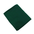 Deep green mercerized cotton jersey hijab scarf folded on a plain white background - Dark Green (32)