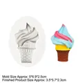 Moule en silicone pour crème glacée pour mousse au chocolat et bougies DIY modèle A949 - 4# A949 Gris