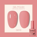 GAIRRIY G010 pink gel nail polish in 7.5ml bottle with matte and glossy finish samples - Pink (010)