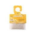 Lemon scented fragrant bag with yellow hook design for wardrobe and closet hanging - Lemon