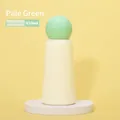 Gourde isolée 350ml en blanc ivoire avec un bouchon sphérique de couleur vert pâle - 350ml / Vert Clair