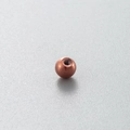 Cuenta redonda de acero inoxidable bronce con agujero roscado para piercing de cartílago - Bola Oro Rosa (0.8*3mm) (配件001)