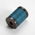 Peacock blue 0.4mm round waxed thread spool for leather crafting and hand sewing - 0.4mm/110m / #19 Lake Blue