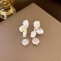 2# 925 Sterling Silver Earring Post - Silver Flower