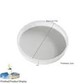 Stampo in silicone da 35cm per tavoli in resina stile fiume e tavolini fai-da-te - Stampo per Tovaglietta Rotonda