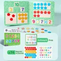 74-teiliges magnetisches Mathe-Lernset mit Zahlenaufklebern und bunten Sternenzählern - Digitales Rechnen