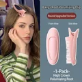 Rosafarbene Haarwurzelklammer für Volumen mit verbessertem runden Design und Kammzähnen - Rosa (1 Stück)