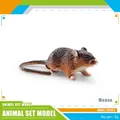 Realistic toy mouse animal model with detailed fur texture weighing 9g for collectors - Mouse (PL127-2327)