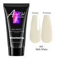 Gel per extension unghie bianco latte 60ml con effetto finitura lucida e opaca - Bianco Latte (60ml)