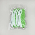 5-pack reusable grass green microfiber mop pads replacement with elastic bands - Vacuum Packaging / Green