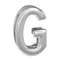 Poliertes silbernes 10mm Metallbuchstabe G Schiebeperle für DIY Schmuck und Armbänder - Buchstabe G