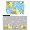 Detail view of Christmas window stickers with layout dimensions of 70x50cm and 120x70cm - AMJ075 Christmas Tree