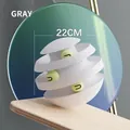 Gioco per gatti a tre livelli Grigio Galassia con palline rotanti e base da 22 cm - Piatto rotante a 3 strati / Grigio Galassia