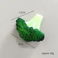 Realistisch kunstmatig broccolimodel 5,5x6cm voor restaurantdecoratie en display - Broccoli - Koelkastmagneet